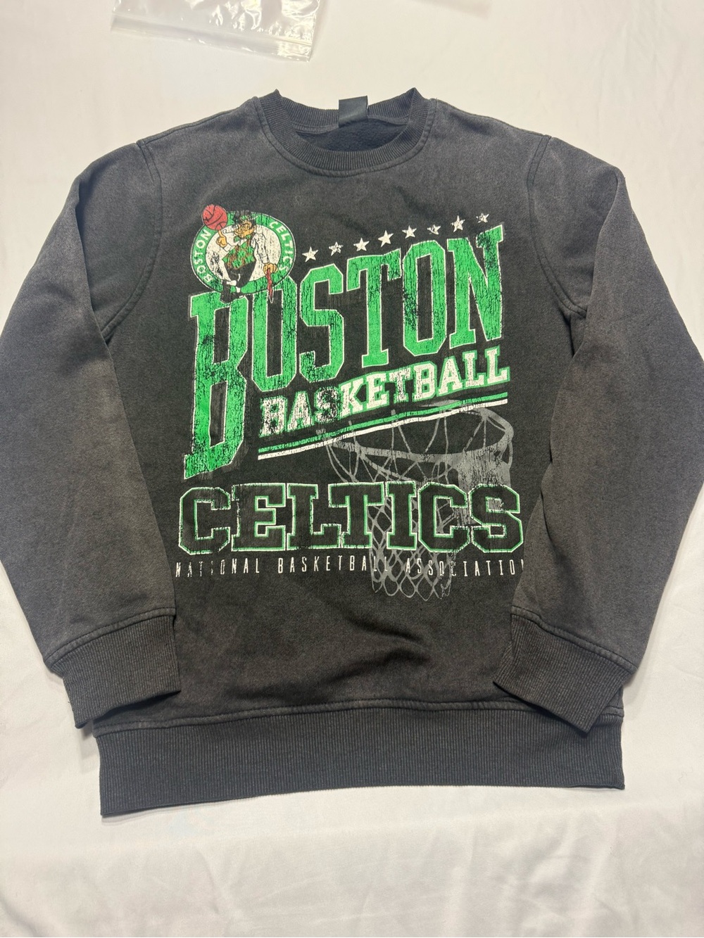 Boston Celtics Black & Green Crewneck Sweatshirt